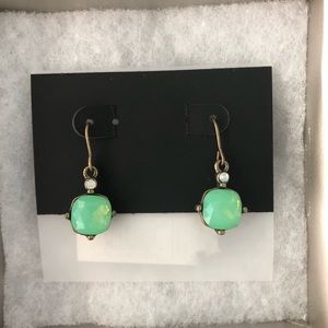 Mint Green Dangle Earrings